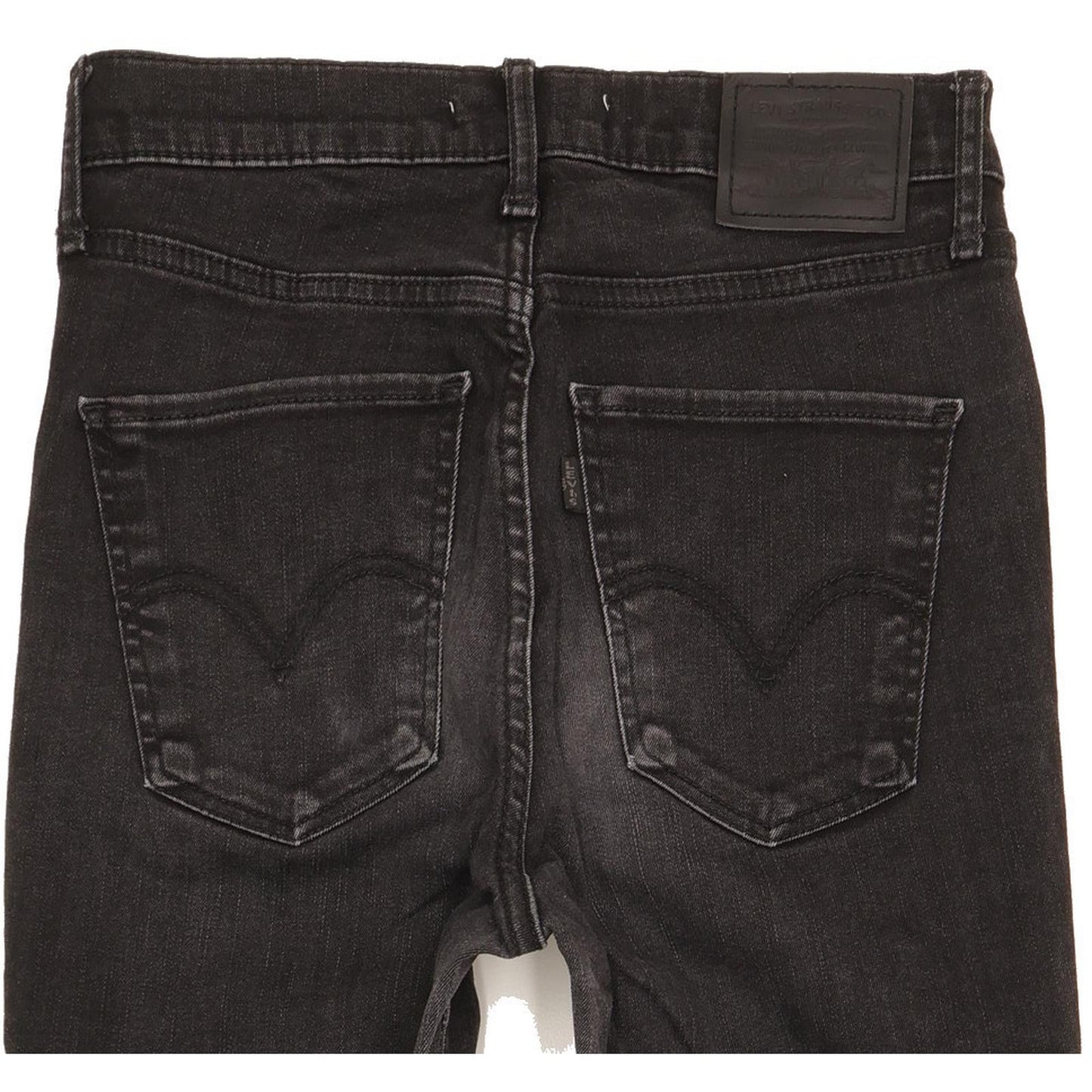 Levi's Mile Black Skinny Slim Stretch Jeans High Waisted W28 L28