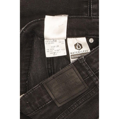 Levi's Mile Black Skinny Slim Stretch Jeans High Waisted W28 L28