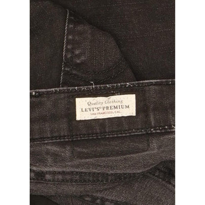 Levi's Mile Black Skinny Slim Stretch Jeans High Waisted W28 L28