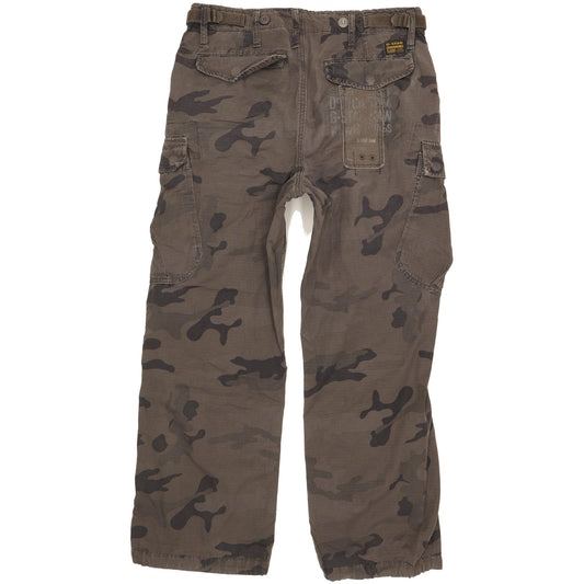 G-Star S.C. Ar Battle Men Blue Straight Loose Jeans W31 L30