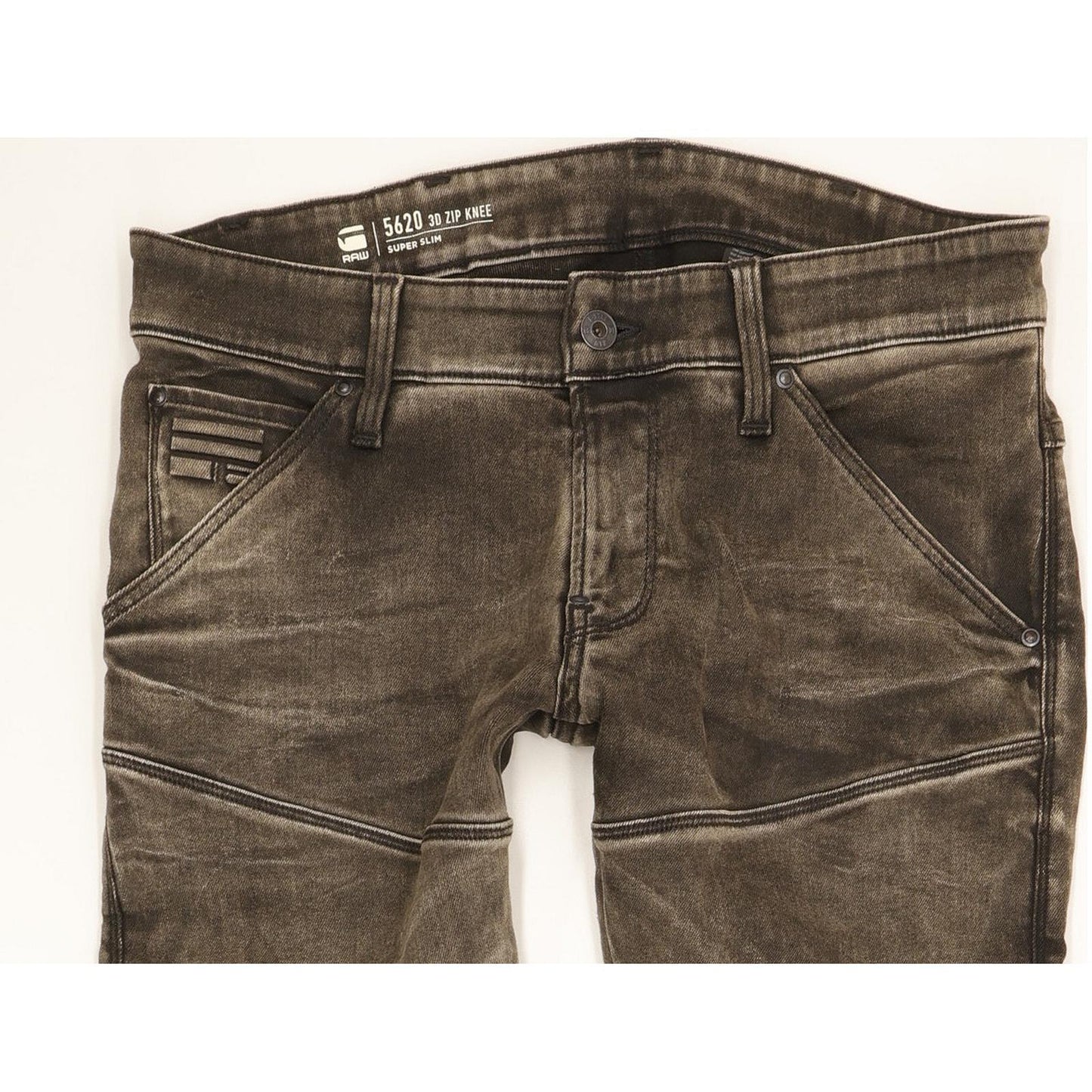 G-Star 5620 3D Men Grey Skinny Slim Stretch Jeans W30 L27