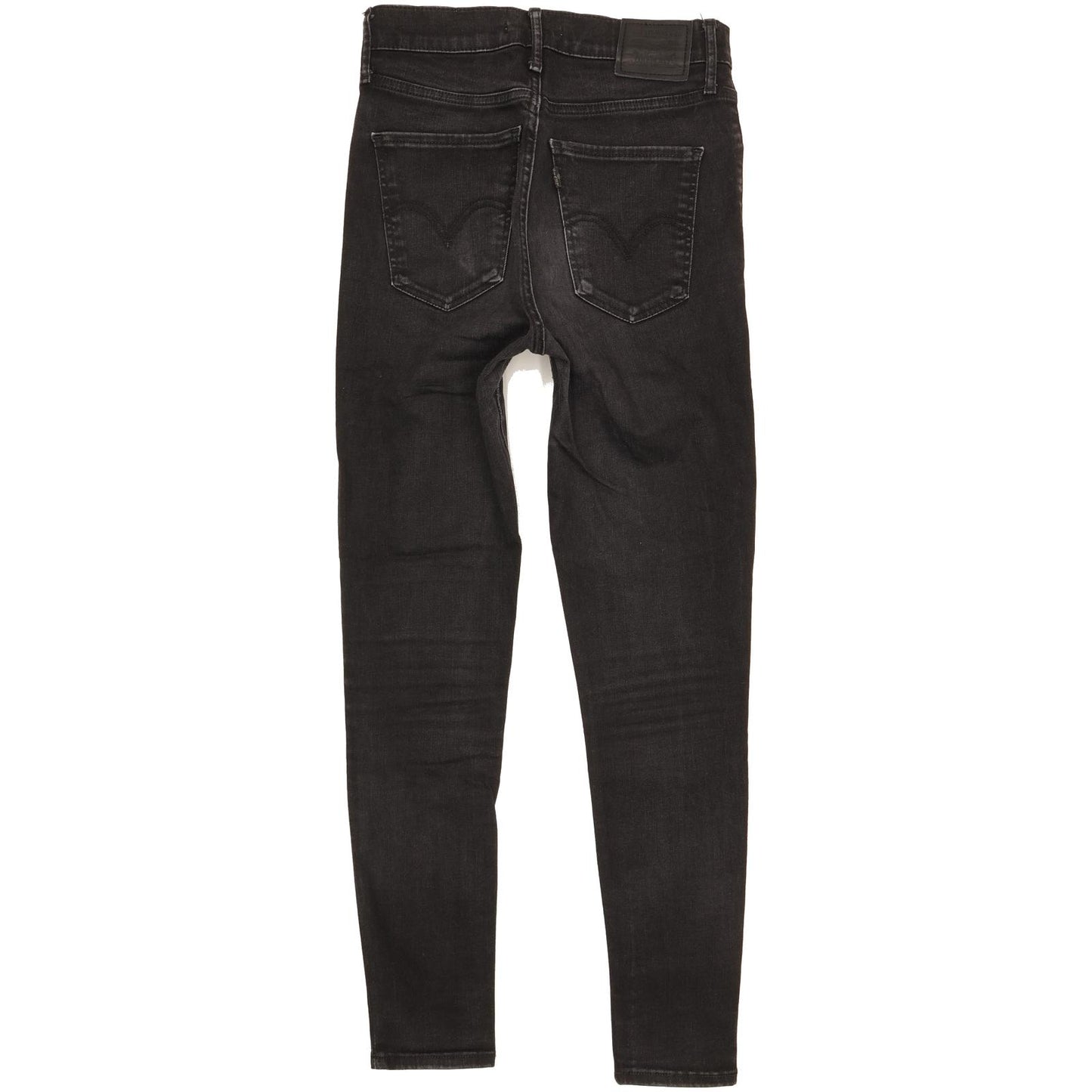 Levi's Mile Black Skinny Slim Stretch Jeans High Waisted W28 L28