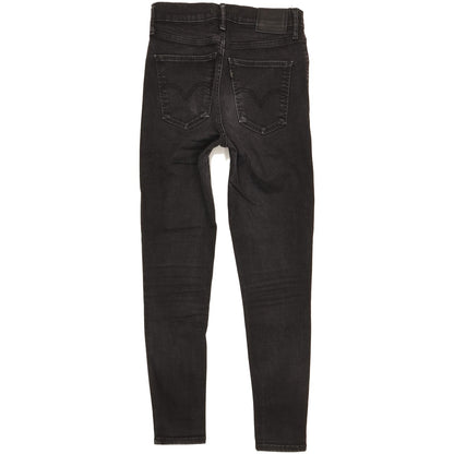 Levi's Mile Black Skinny Slim Stretch Jeans High Waisted W28 L28