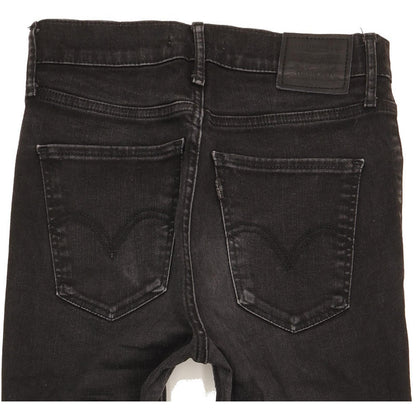Levi's Mile Black Skinny Slim Stretch Jeans High Waisted W28 L28