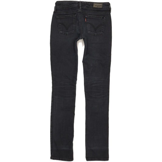 Levi's 571 Women Black Straight Slim Jeans W30 L33