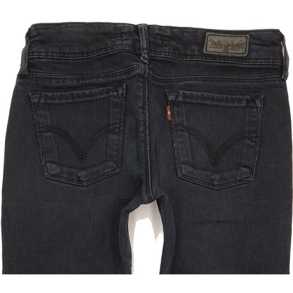 Levi's 571 Women Black Straight Slim Jeans W30 L33