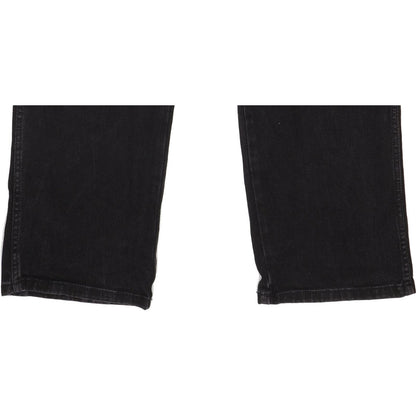 Wrangler Durable Quality Men Black Straight Regular Stretch Jeans W40 L31