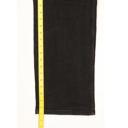 Wrangler Durable Quality Men Black Straight Regular Stretch Jeans W40 L31