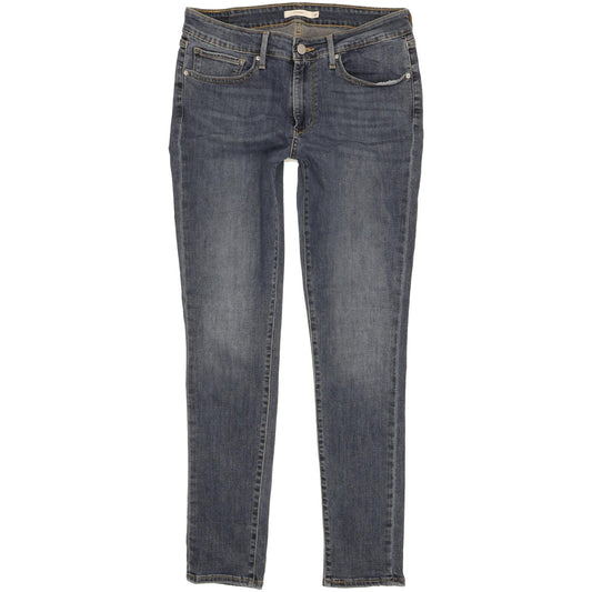 Levi's 711 Women Blue Skinny Slim Stretch Jeans W30 L30