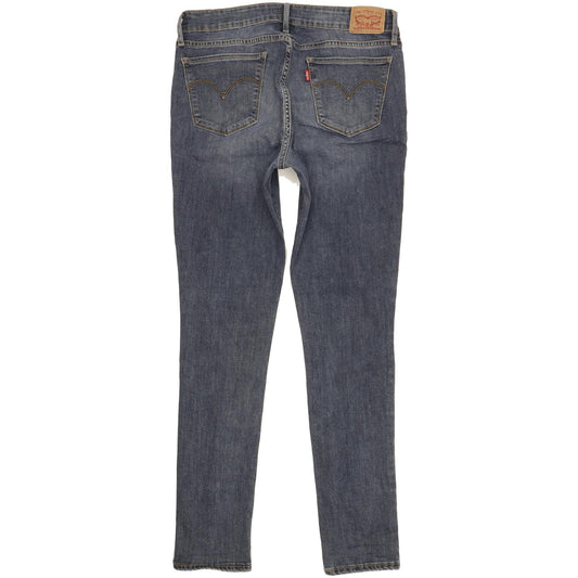 Levi's 711 Women Blue Skinny Slim Stretch Jeans W30 L30