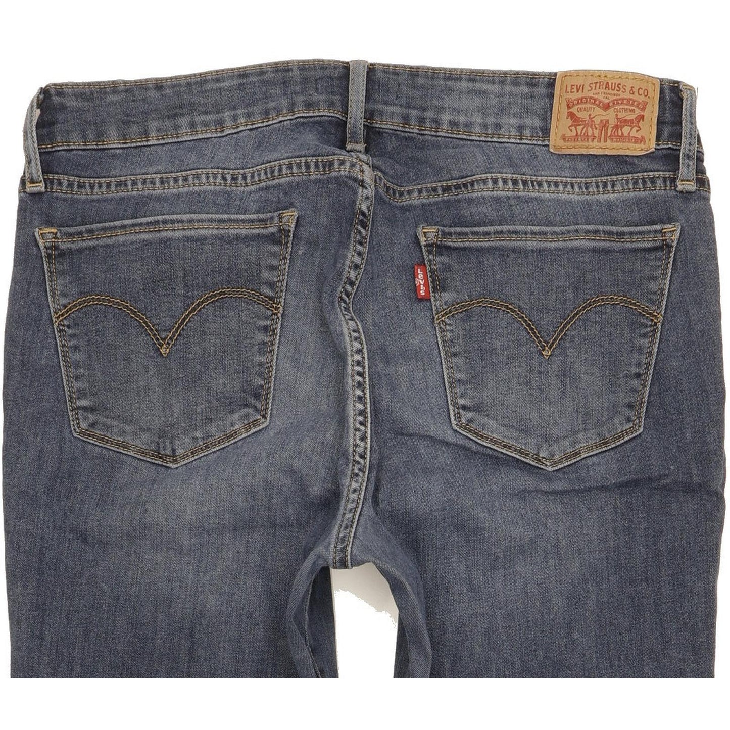 Levi's 711 Women Blue Skinny Slim Stretch Jeans W30 L30