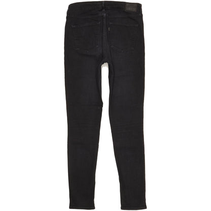 Levi's 724 Women Black Skinny Slim Stretch Jeans W31 L31