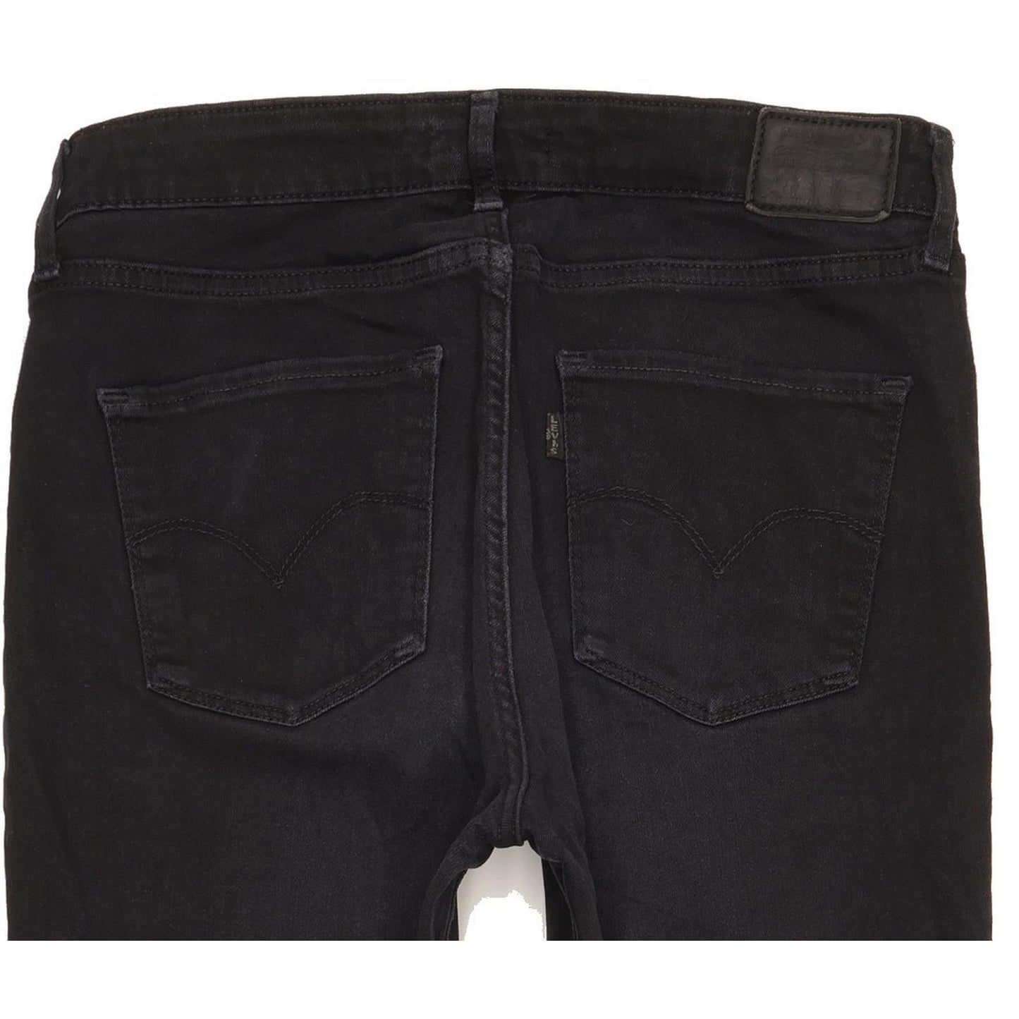 Levi's 724 Women Black Skinny Slim Stretch Jeans W31 L31