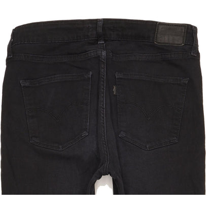 Levi's 724 Women Black Skinny Slim Stretch Jeans W31 L31