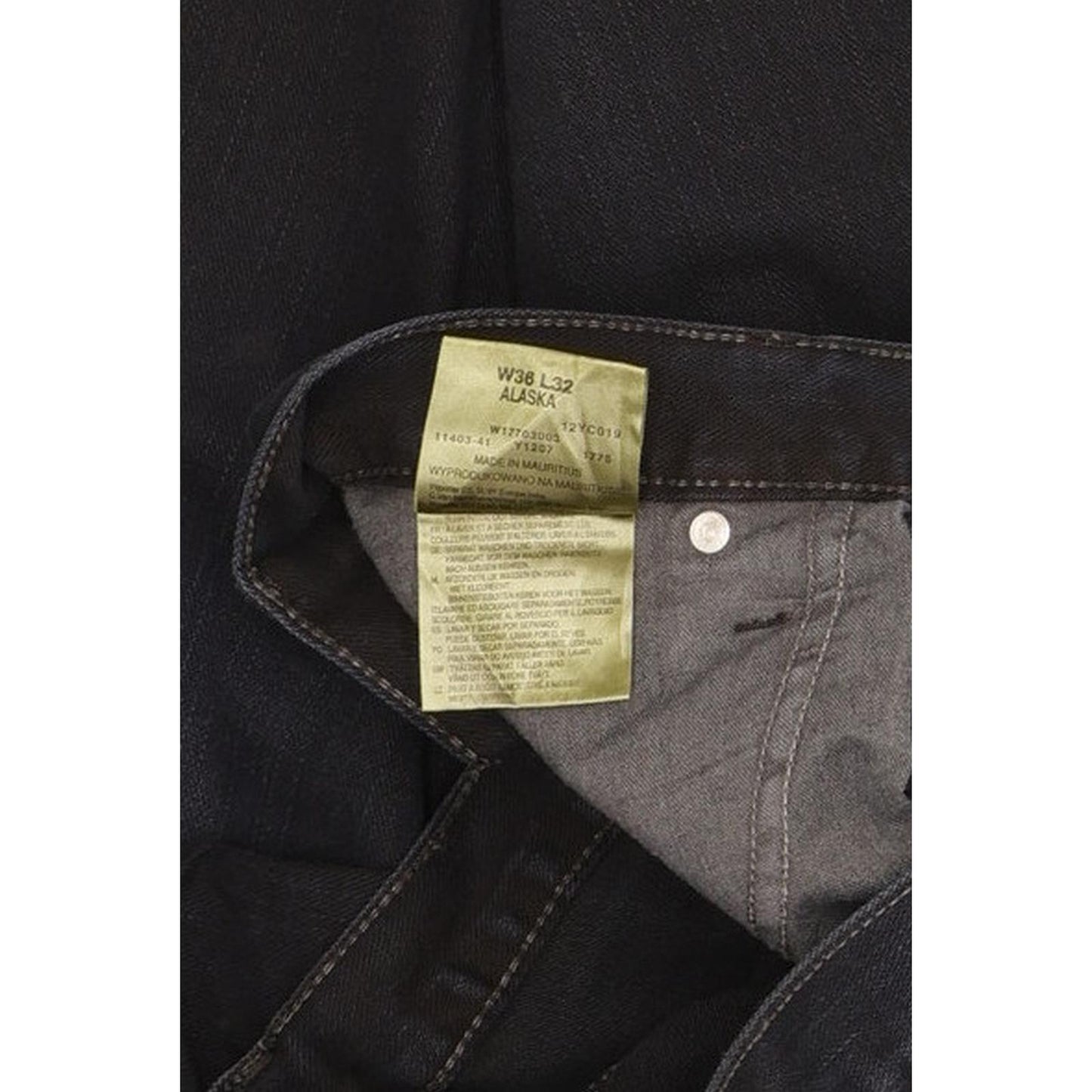 Wrangler Alaska Men Blue Straight Regular Jeans W36 L32