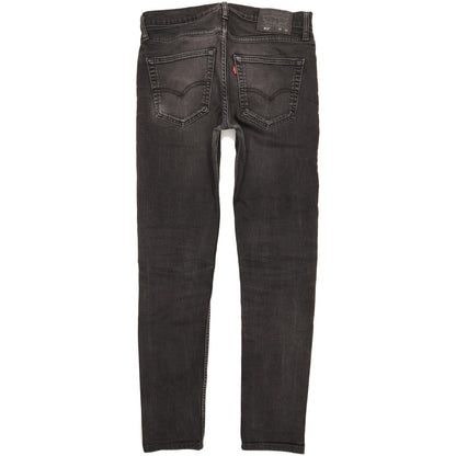 Levi's 512 Men Black Tapered Slim Stretch Jeans W32 L31