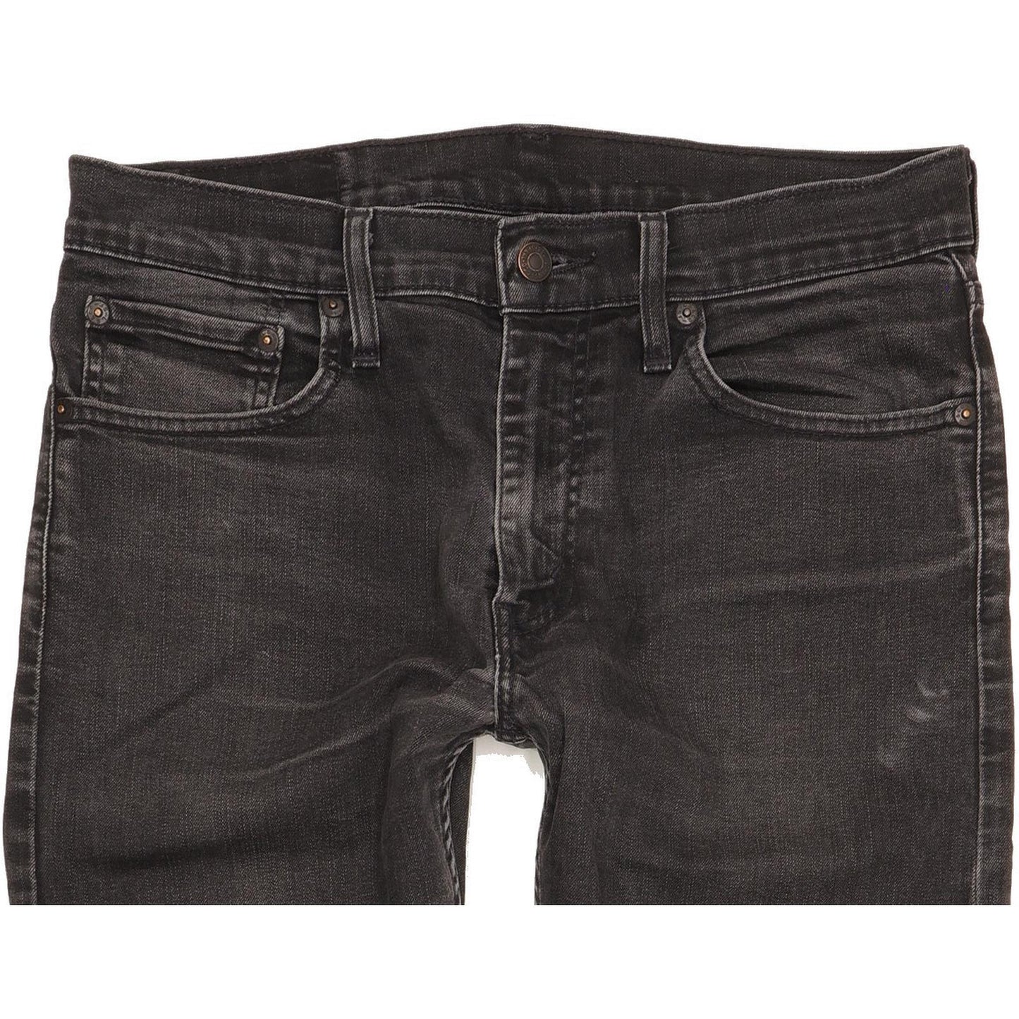 Levi's 512 Men Black Tapered Slim Stretch Jeans W32 L31