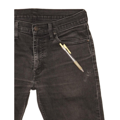 Levi's 512 Men Black Tapered Slim Stretch Jeans W32 L31