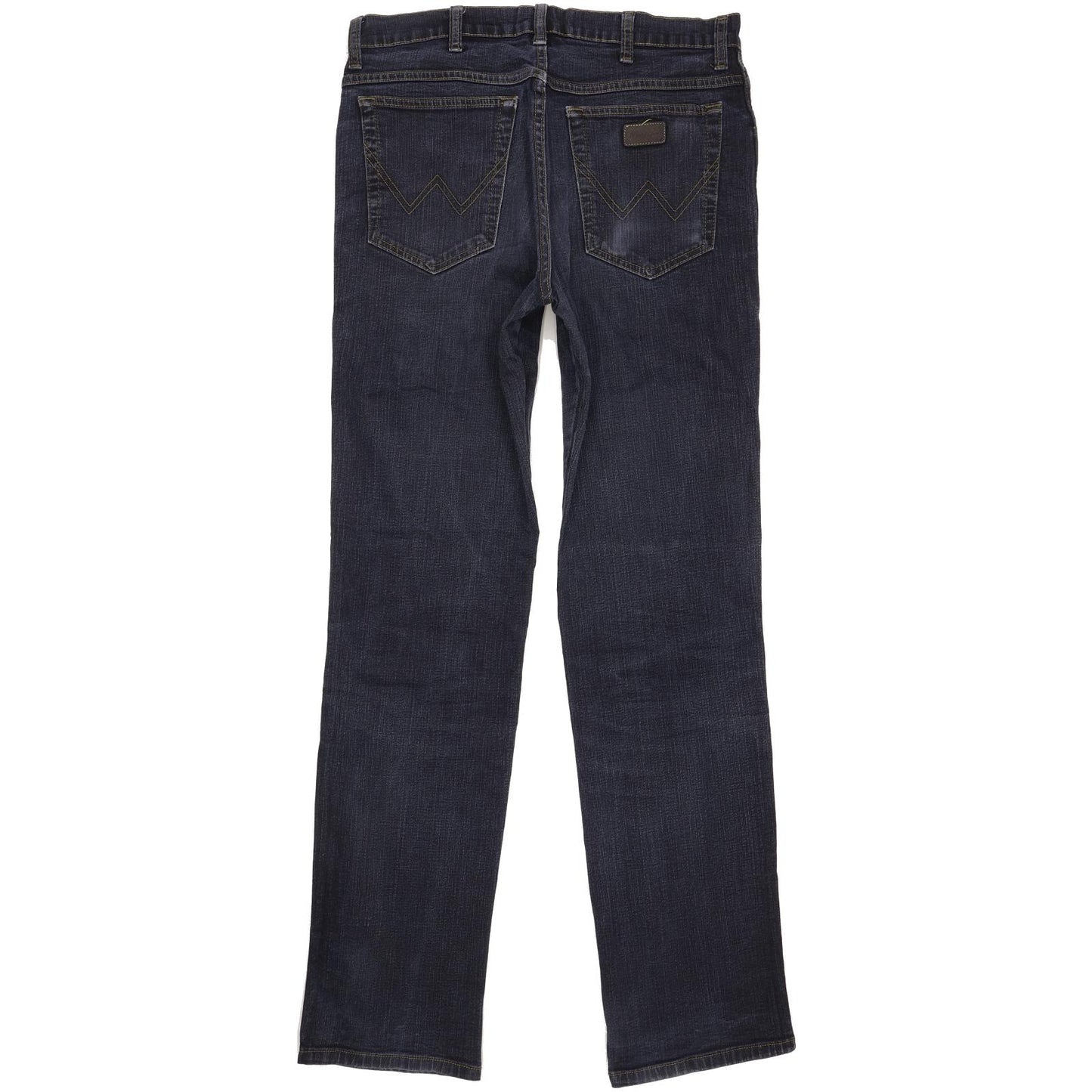 Wrangler Texas Men Blue Straight Regular Stretch Jeans W33 L34