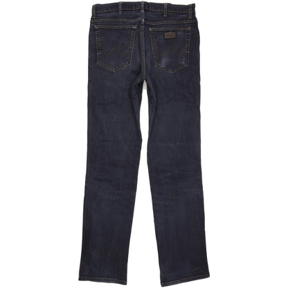 Wrangler Texas Men Blue Straight Regular Stretch Jeans W33 L34