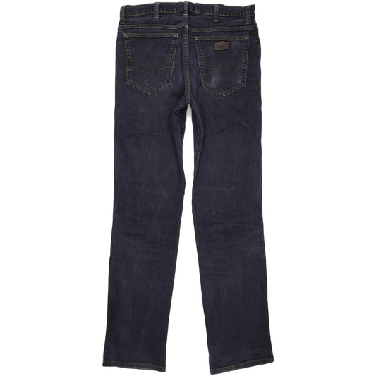 Wrangler Texas Men Blue Straight Regular Stretch Jeans W33 L34