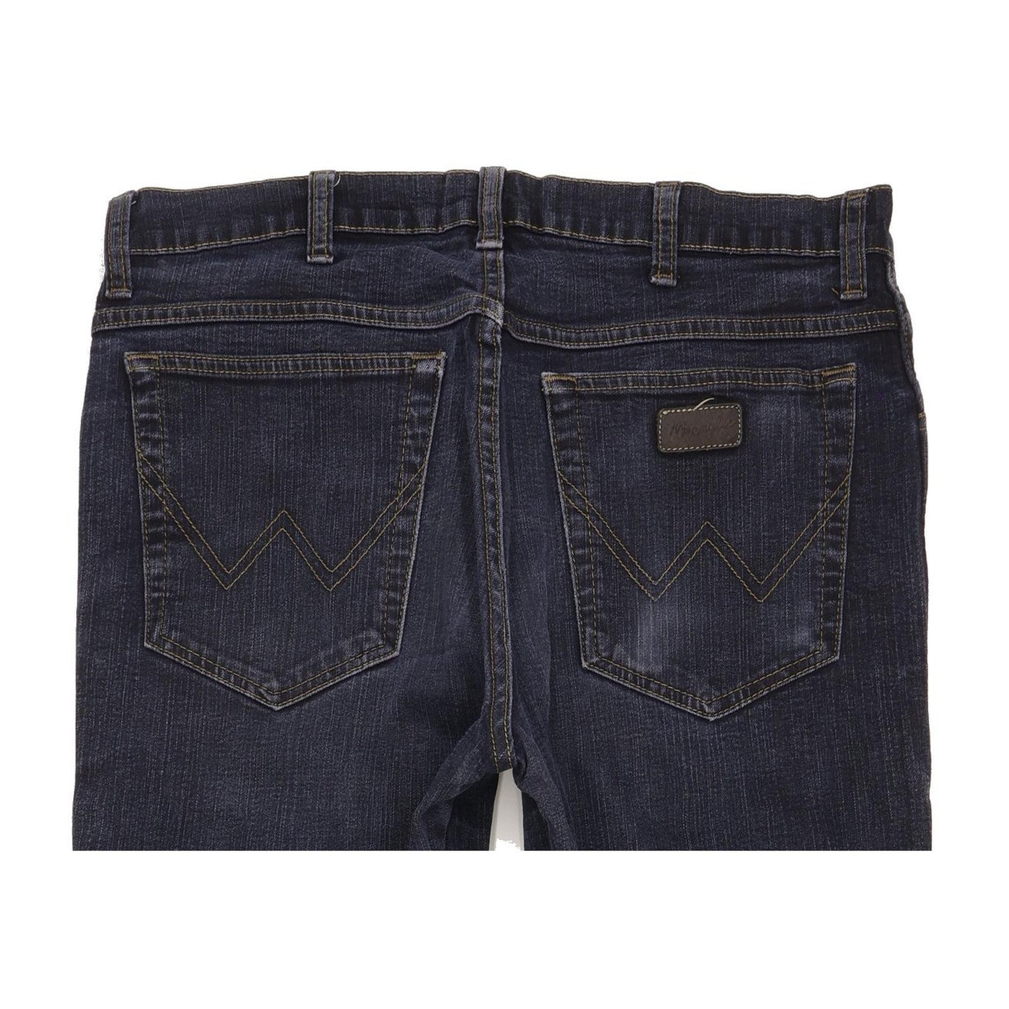 Wrangler Texas Men Blue Straight Regular Stretch Jeans W33 L34