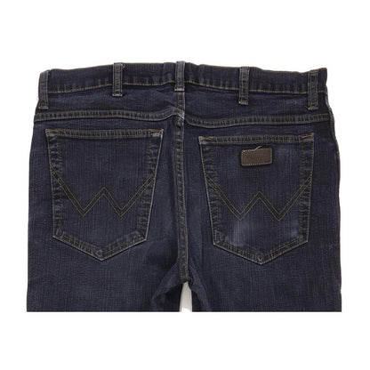 Wrangler Texas Men Blue Straight Regular Stretch Jeans W33 L34