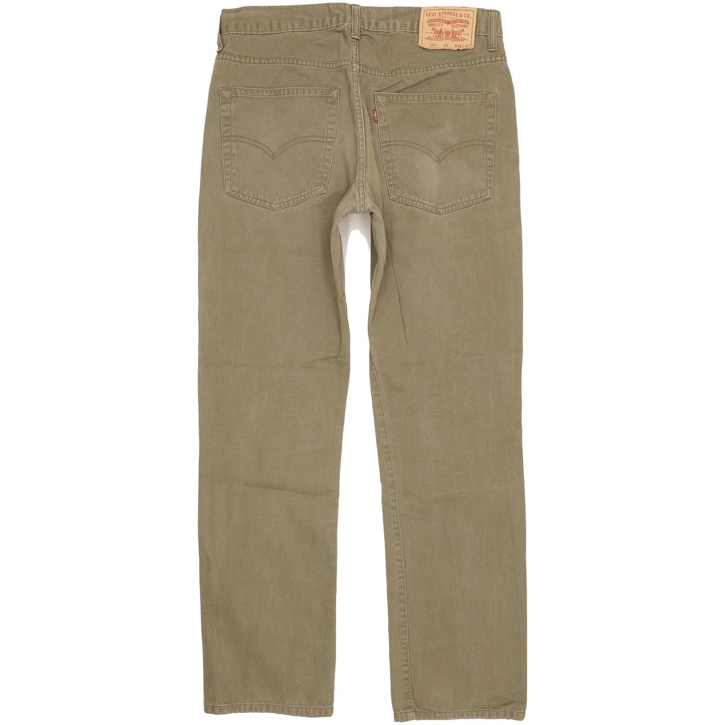 Levi's 581 Men Green Straight Regular Jeans W33 L31