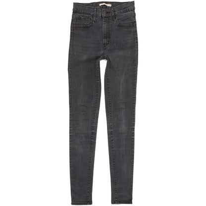 Levi's Mile Grey Skinny Slim Stretch Jeans High Waisted W28 L32