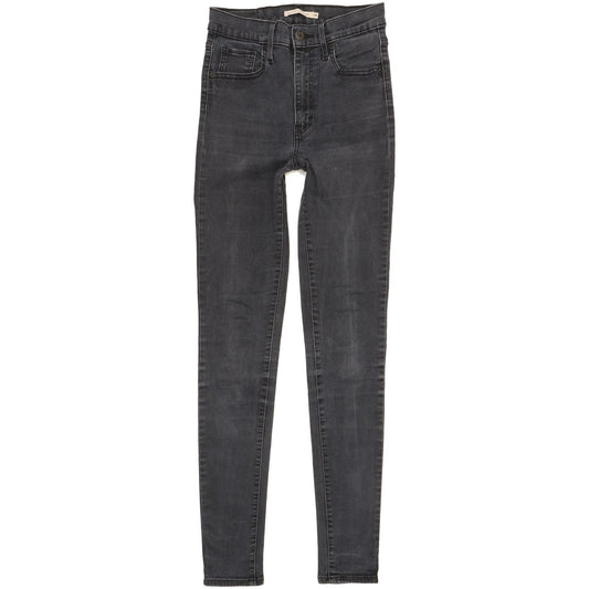 Levi's Mile Grey Skinny Slim Stretch Jeans High Waisted W28 L32