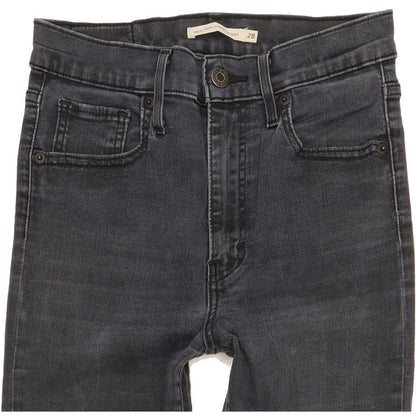 Levi's Mile Grey Skinny Slim Stretch Jeans High Waisted W28 L32