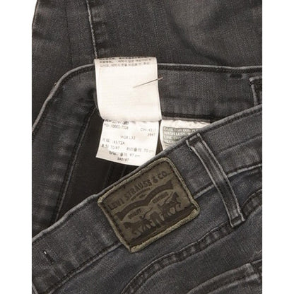 Levi's Mile Grey Skinny Slim Stretch Jeans High Waisted W28 L32