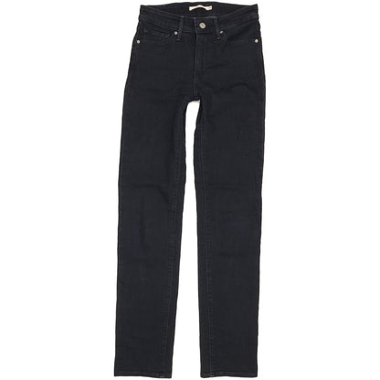 Levi's 712 Women Navy Straight Slim Stretch Jeans W27 L32