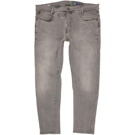 G-Star D-Staq 3D Men Grey Tapered Slim Stretch Jeans W36 L32