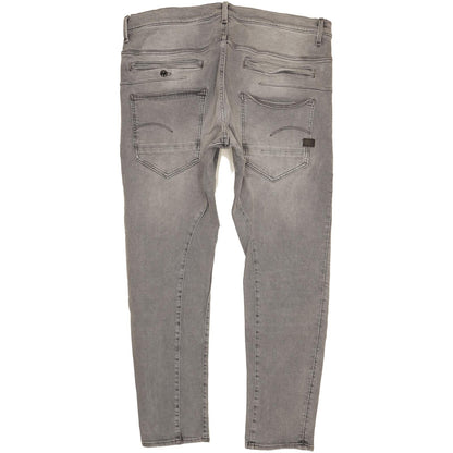 G-Star D-Staq 3D Men Grey Tapered Slim Stretch Jeans W36 L32