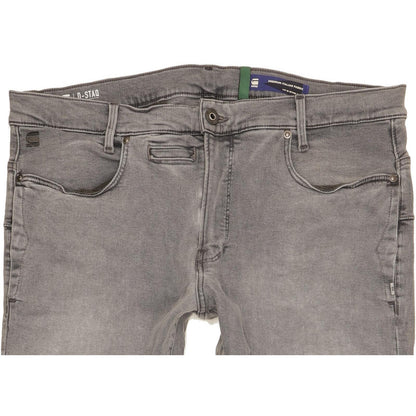 G-Star D-Staq 3D Men Grey Tapered Slim Stretch Jeans W36 L32