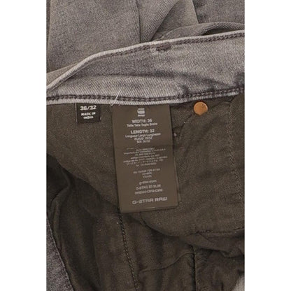 G-Star D-Staq 3D Men Grey Tapered Slim Stretch Jeans W36 L32
