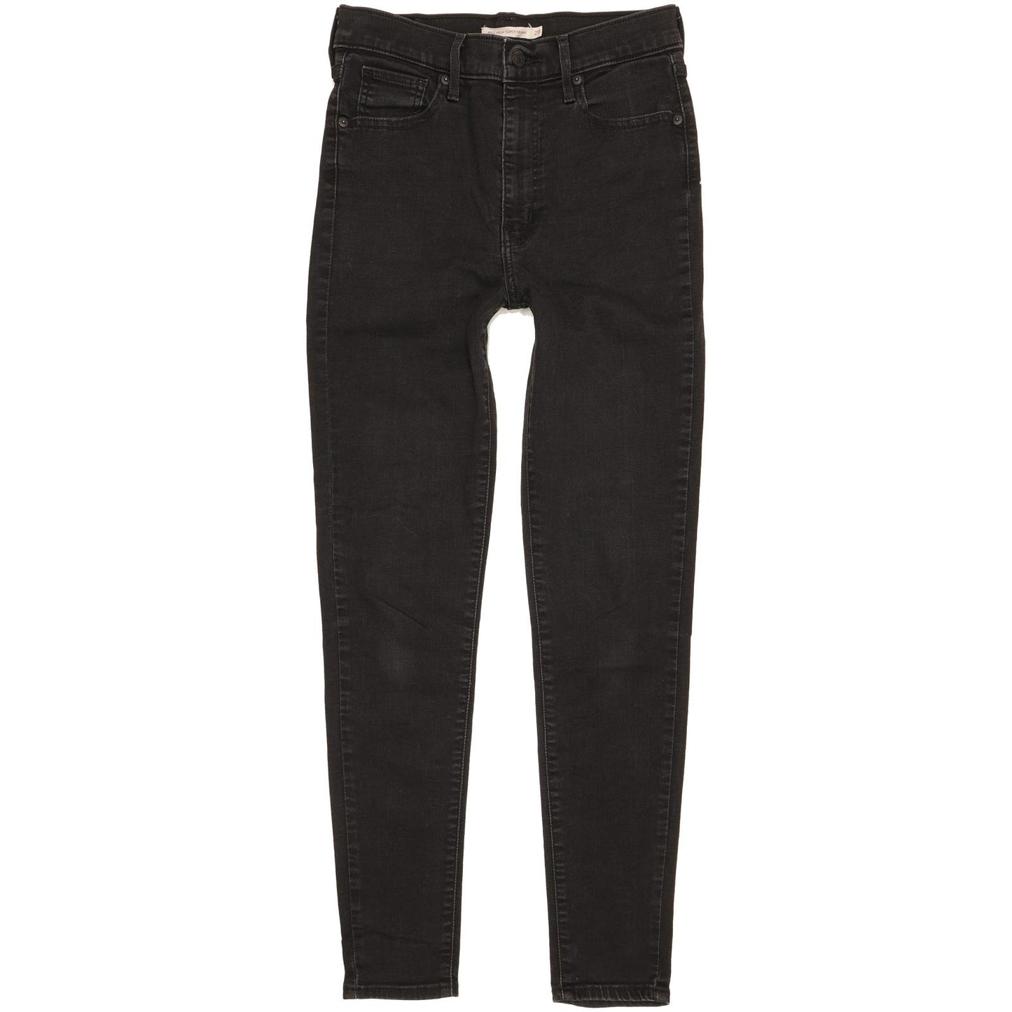 Levi's Mile Black Skinny Slim Stretch Jeans High Waisted W28 L29