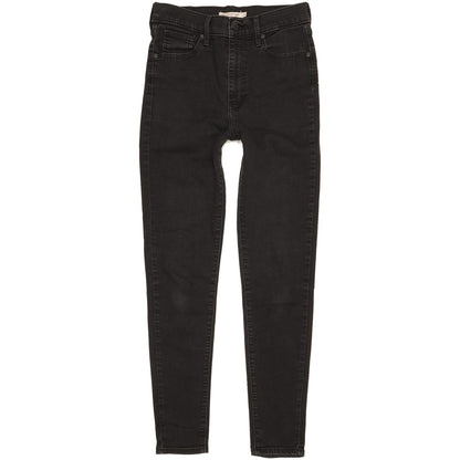 Levi's Mile Black Skinny Slim Stretch Jeans High Waisted W28 L29