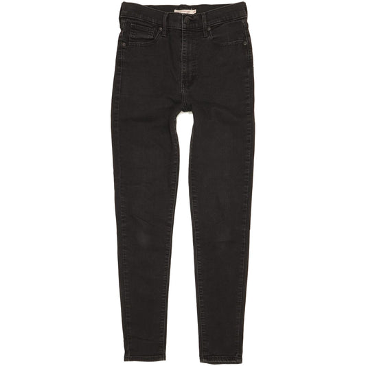 Levi's Mile Black Skinny Slim Stretch Jeans High Waisted W28 L29