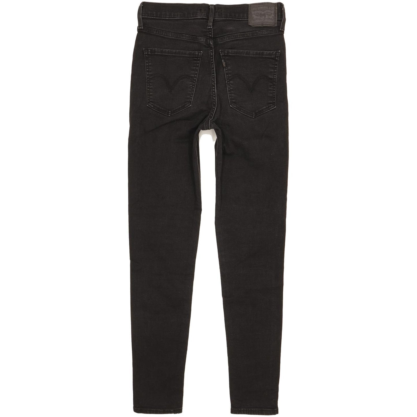 Levi's Mile Black Skinny Slim Stretch Jeans High Waisted W28 L29