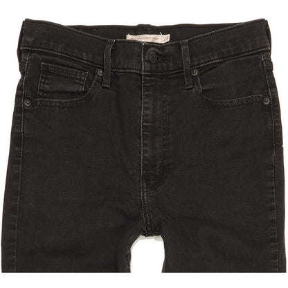 Levi's Mile Black Skinny Slim Stretch Jeans High Waisted W28 L29