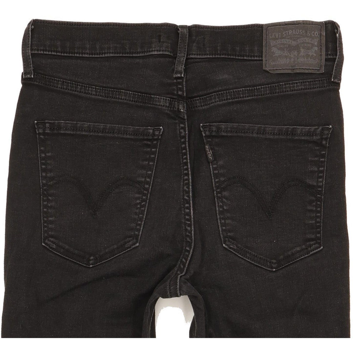 Levi's Mile Black Skinny Slim Stretch Jeans High Waisted W28 L29