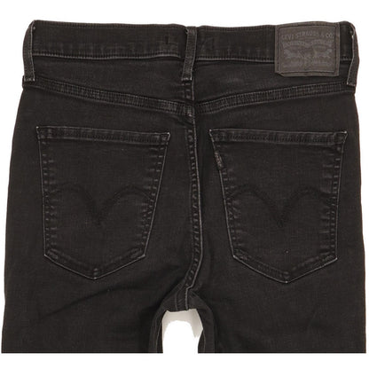 Levi's Mile Black Skinny Slim Stretch Jeans High Waisted W28 L29