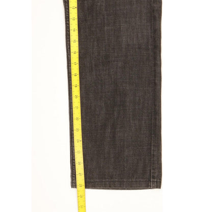 Wrangler 505 Men Black Straight Regular Stretch Jeans W32 L28