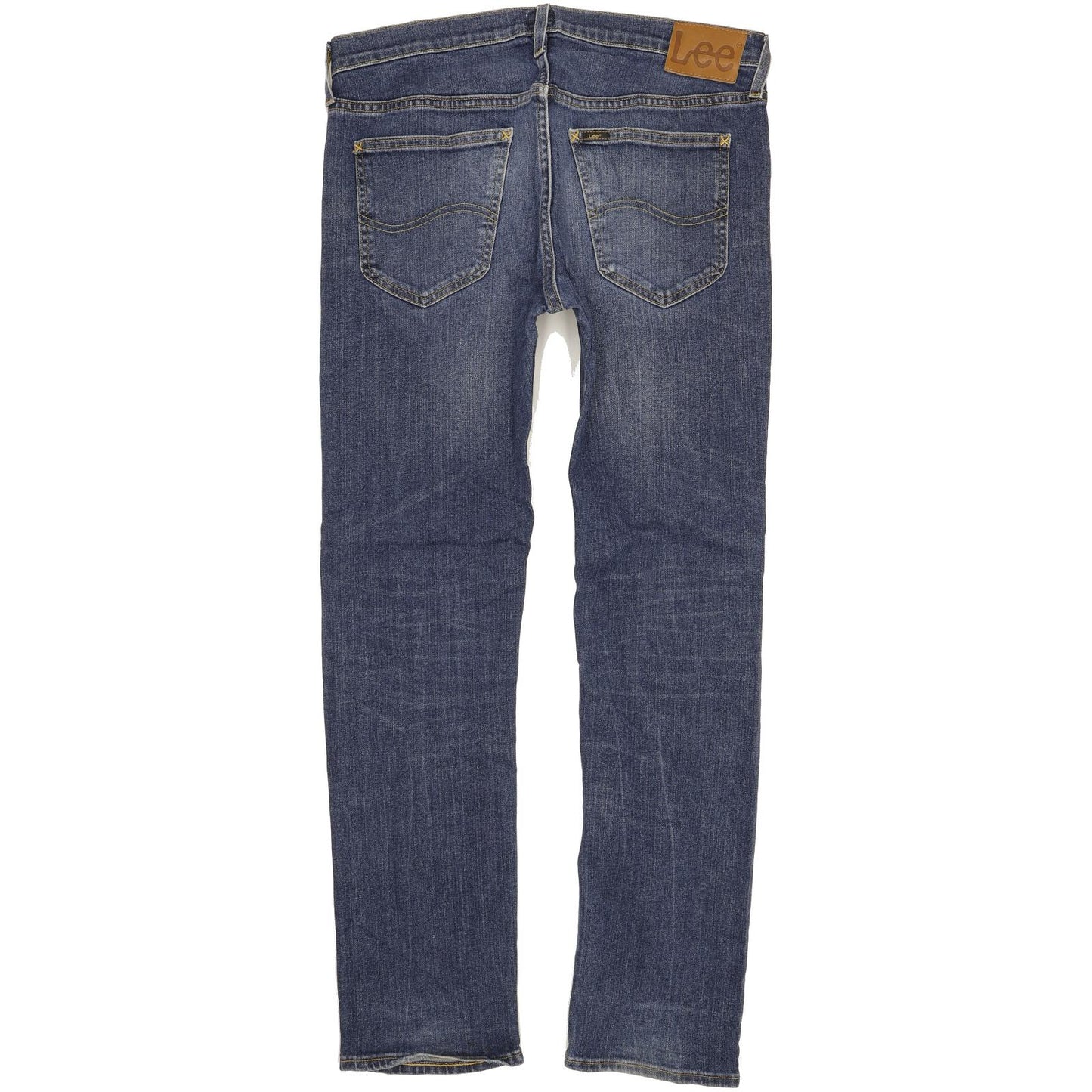 Lee Daren Men Blue Straight Slim Stretch Jeans W34 L32