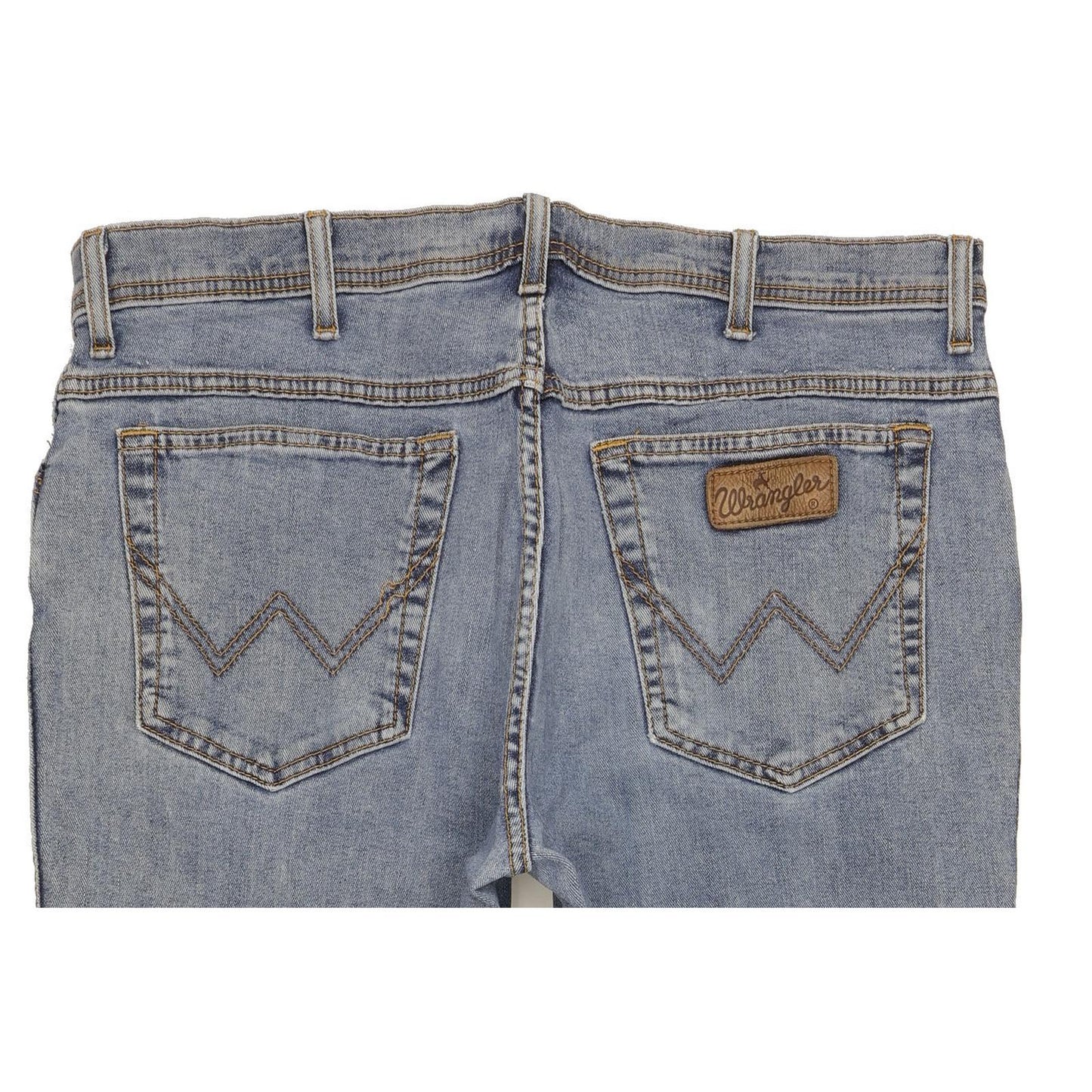 Wrangler Texas Men Blue Straight Regular Stretch Jeans W38 L29