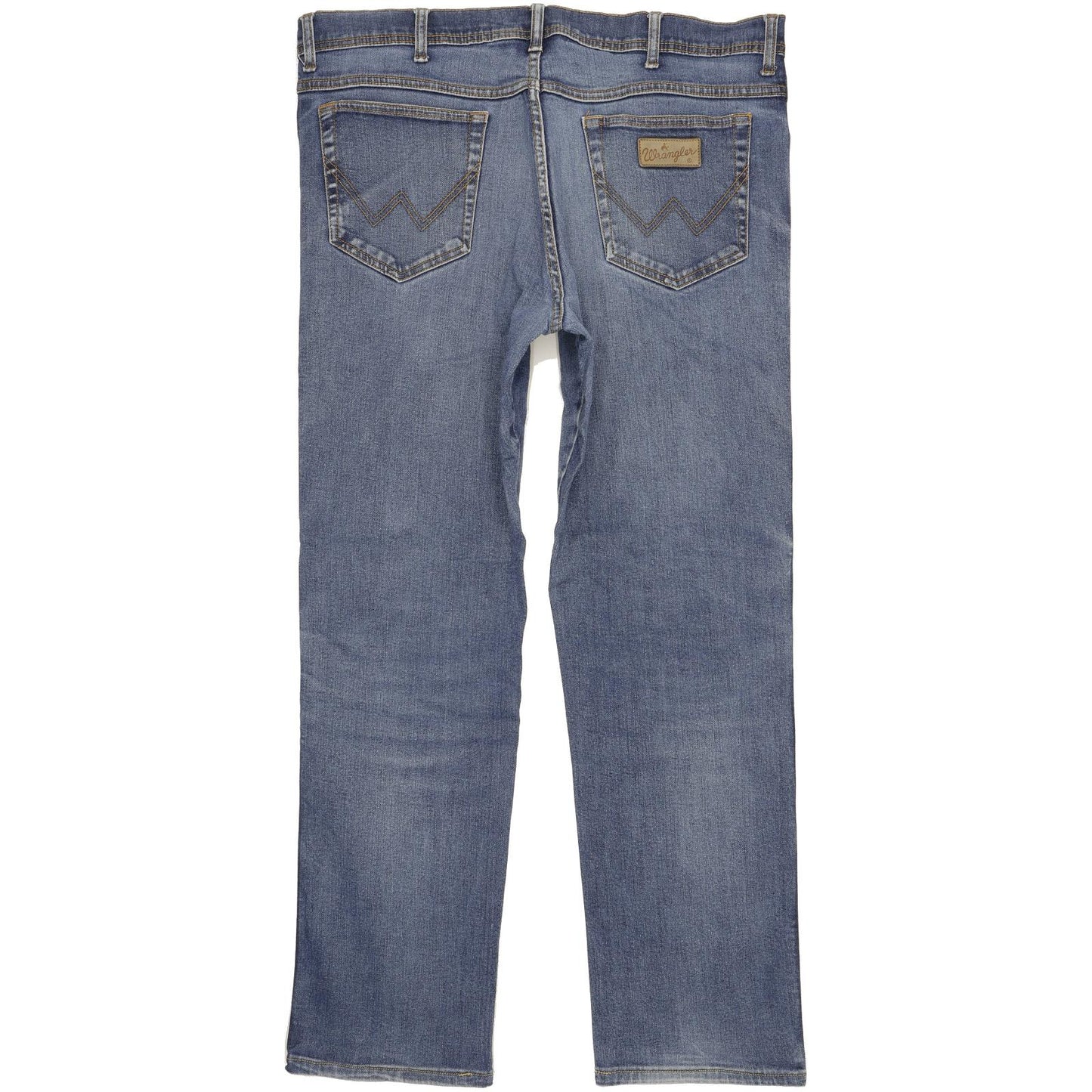 Wrangler Texas Men Blue Straight Regular Stretch Jeans W40 L33