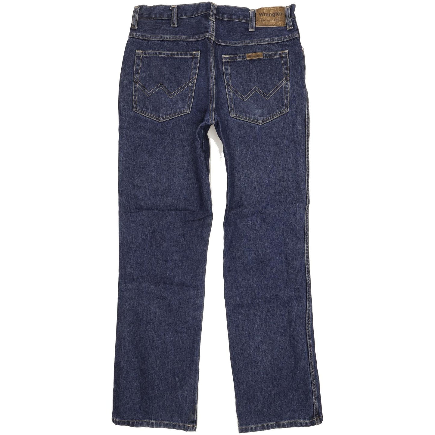 Wrangler Durable Quality Men Blue Straight Regular Jeans W33 L32