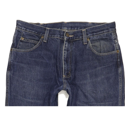 Wrangler Durable Quality Men Blue Straight Regular Jeans W33 L32